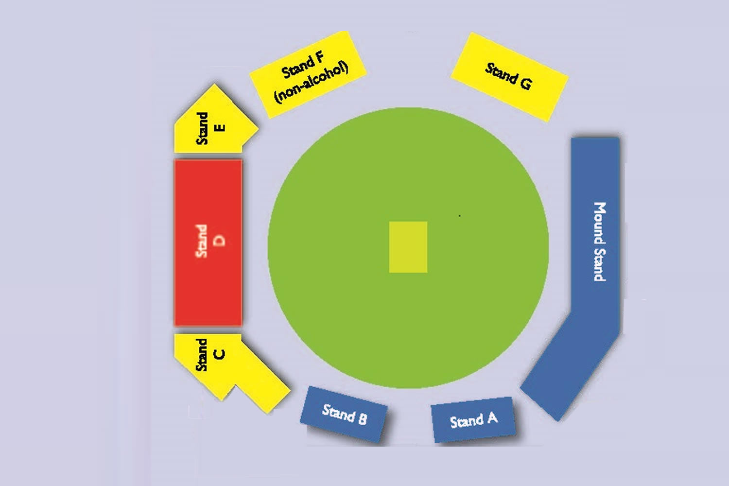 Bristol County Ground seating plan Bristol County Ground seating plan