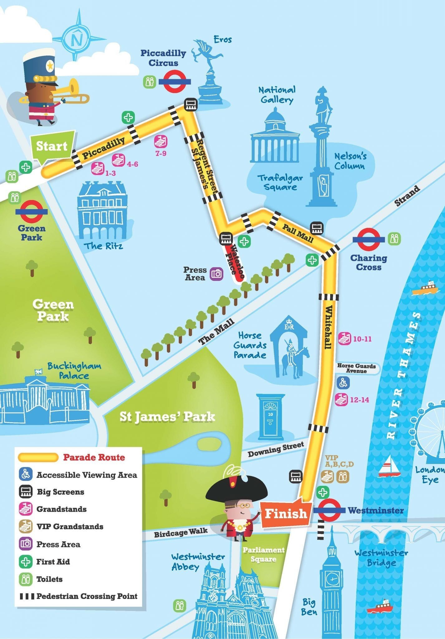 City of Westminster seating plan