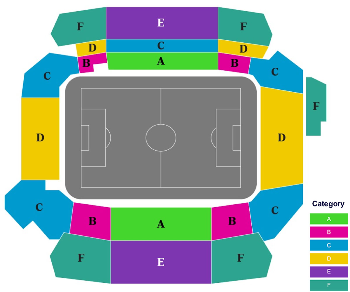 San Diego Stadium seating plan