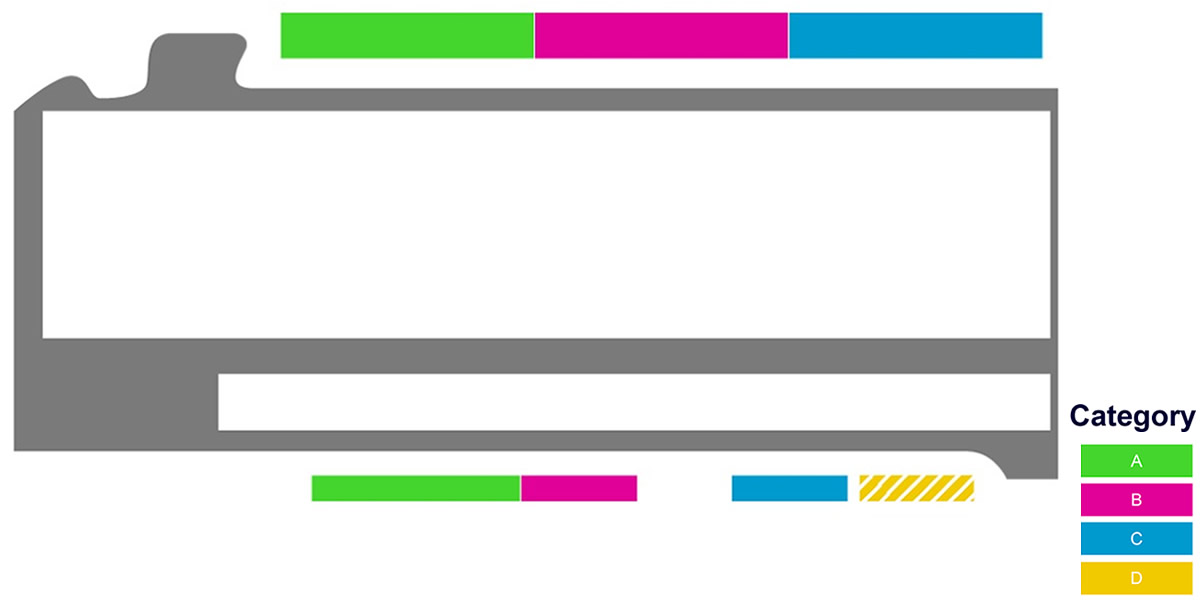 Marine Stadium (Canoe Sprint) seating plan