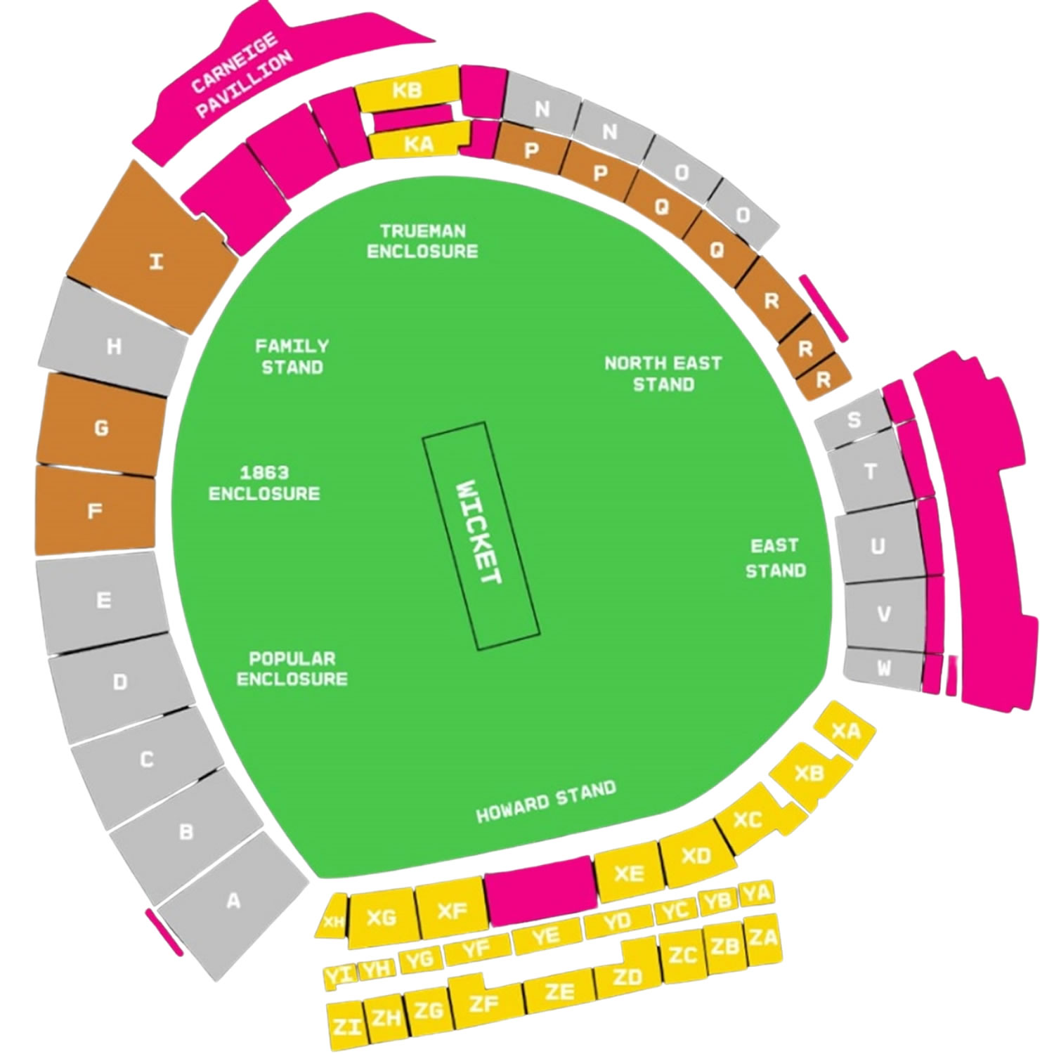 Headingley Cricket Ground seating plan Headingley Cricket Ground seating plan