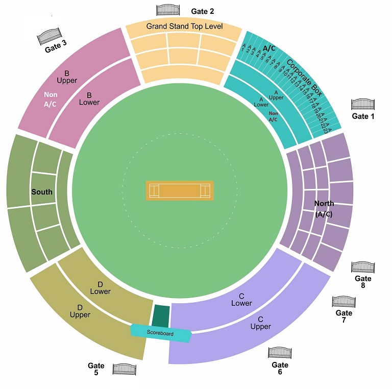 R. Premadasa Stadium seating plan R. Premadasa Stadium seating plan