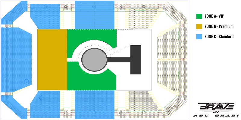 Mubadala Arena seating plan