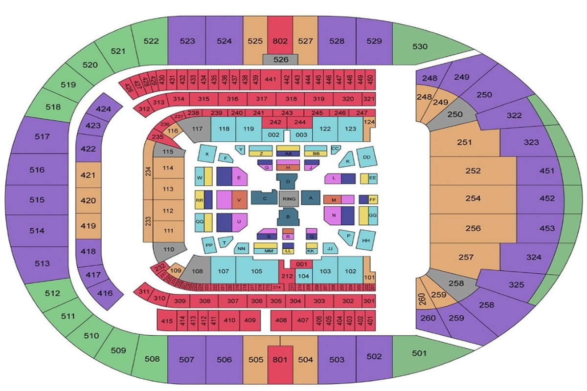 Tottenham Hotspur Stadium seating plan Tottenham Hotspur Stadium seating plan