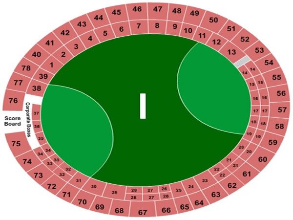 The Gabba seating plan The Gabba seating plan