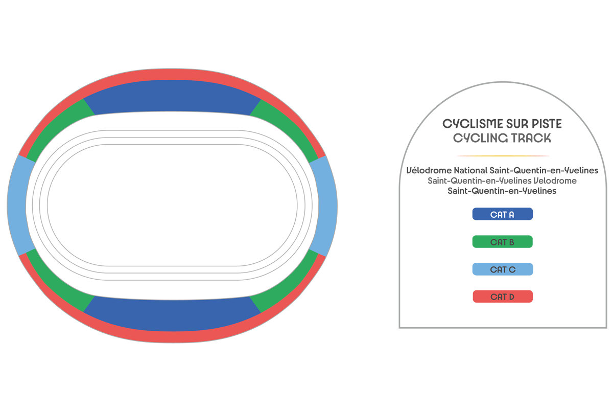 Saint Quentin en Yvelines Velodrome seating plan
