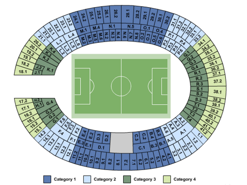 Olympiastadion seating plan Olympiastadion seating plan