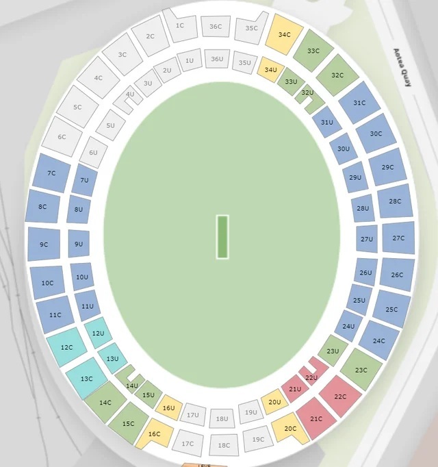 Wellington Regional Stadium seating plan Wellington Regional Stadium seating plan