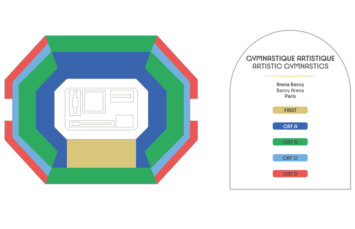Bercy Arena seating plan