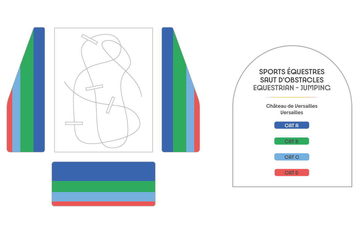 Chateau de Versailles   Equestrian Jumping seating plan