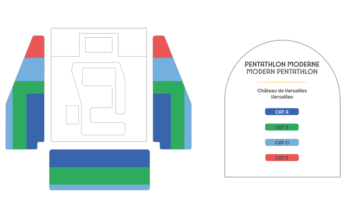 Chateau de Versailles   Modern Pentathlon seating plan