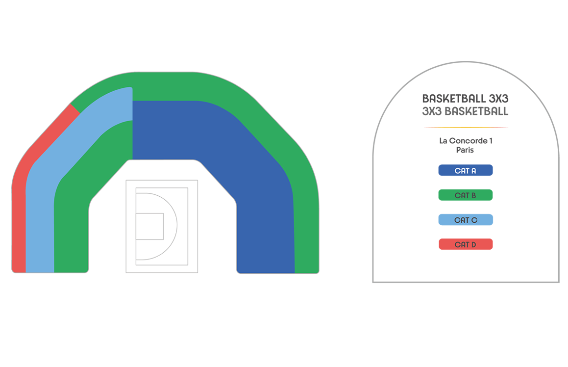 La Concorde   Basketball seating plan