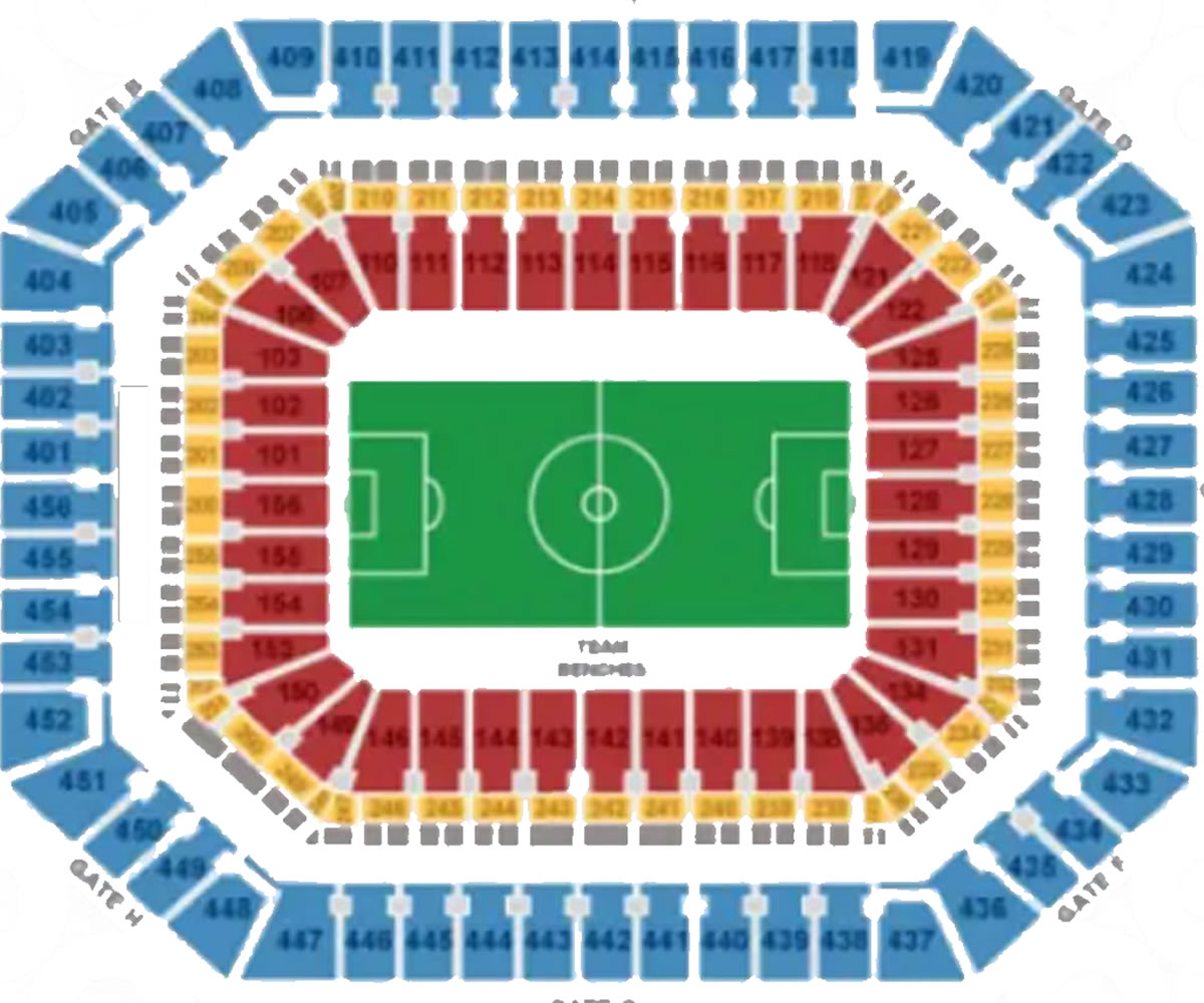 Hard Rock Miami Stadium seating plan Hard Rock Miami Stadium seating plan