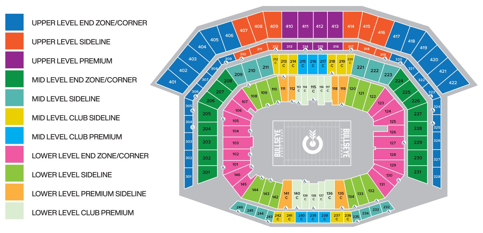 Levis San Francisco Bay Area Stadium seating plan Levis San Francisco Bay Area Stadium seating plan