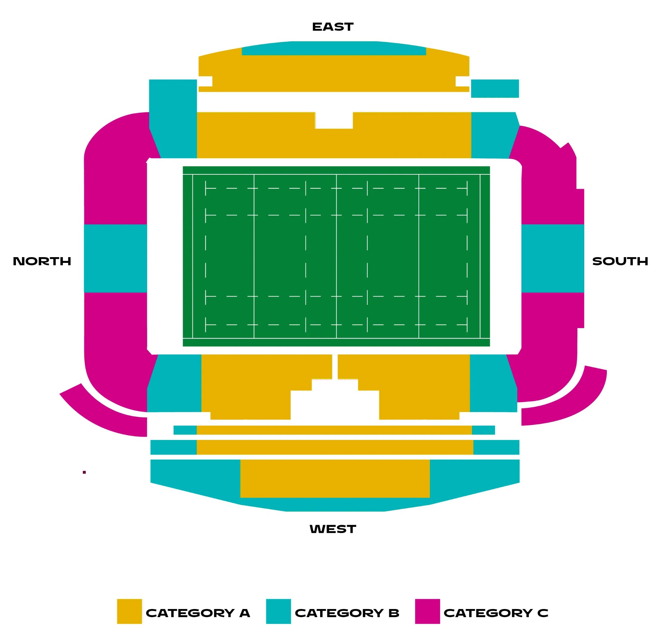 Brighton and Hove Albion Stadium seating plan