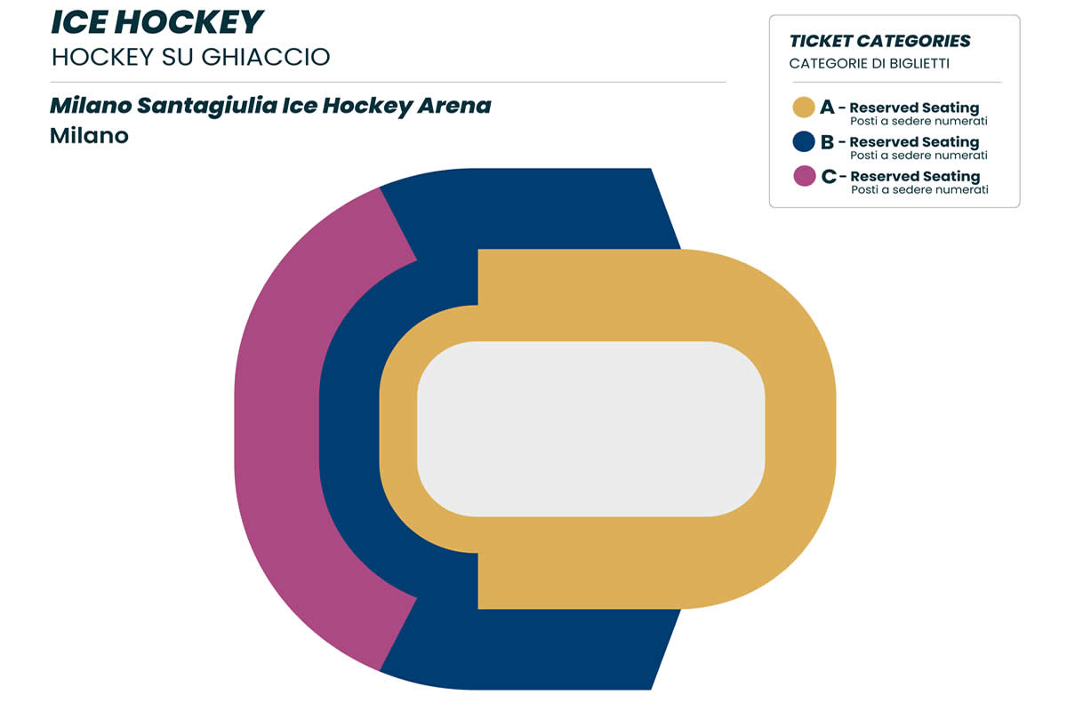 Santagiulia Ice Hockey Arena seating plan Santagiulia Ice Hockey Arena seating plan