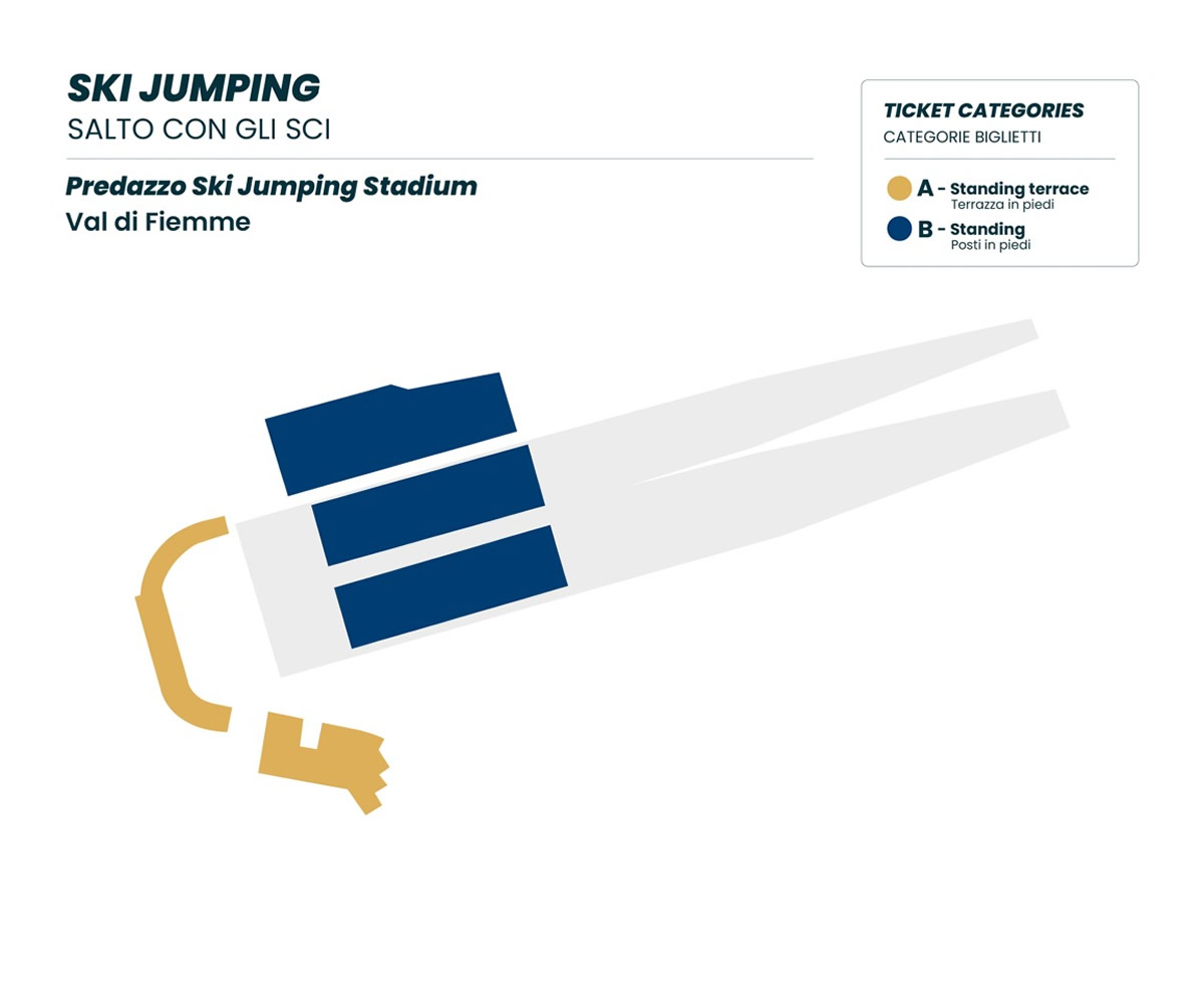 Predazzo Ski Jumping Stadium seating plan Predazzo Ski Jumping Stadium seating plan
