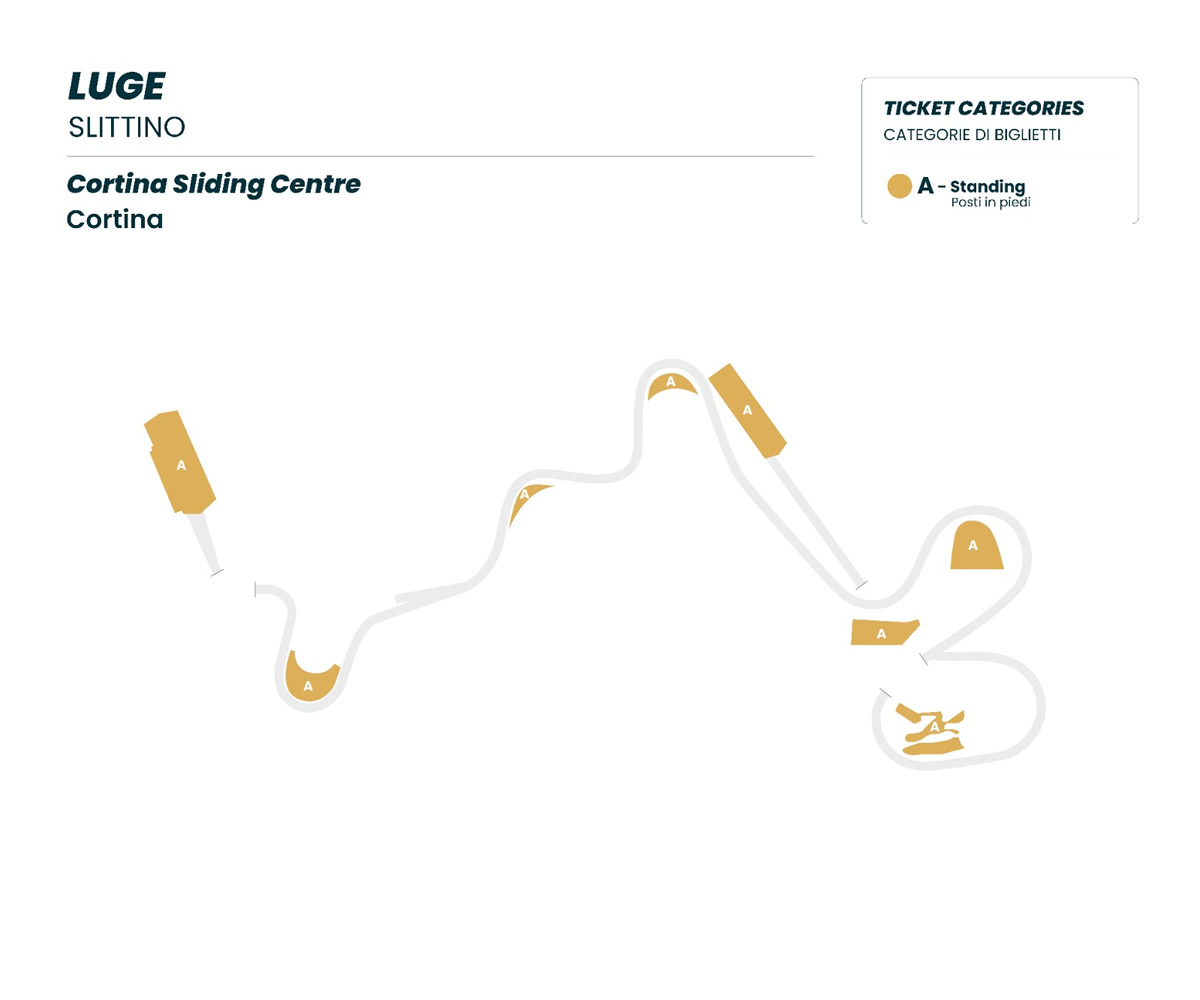Cortina Sliding Center seating plan Cortina Sliding Center seating plan