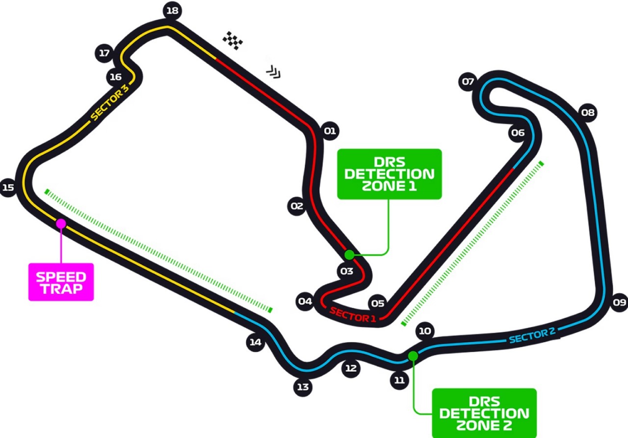 Silverstone Circuit seating plan