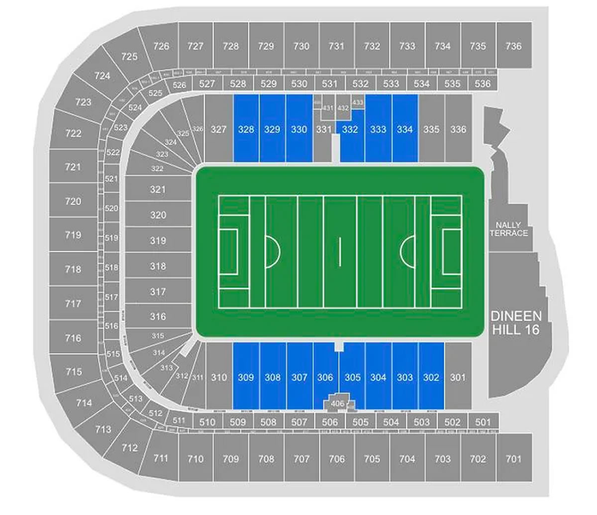 Croke Park seating plan