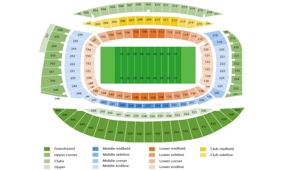 Soldier Field seating plan Soldier Field seating plan
